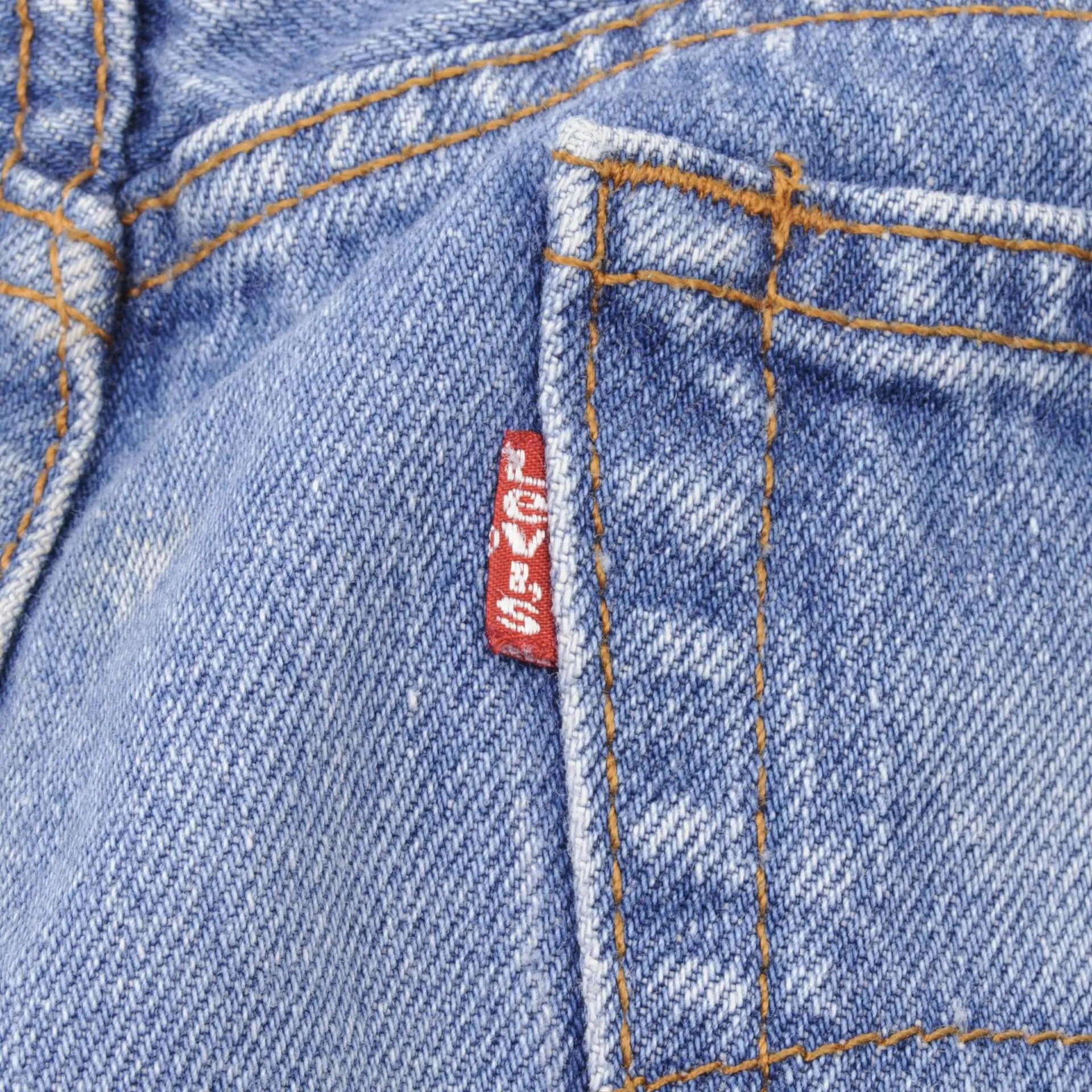VINTAGE LEVIS 501 JEANS INDIGO 1980S SIZE W31 L33 MADE IN USA