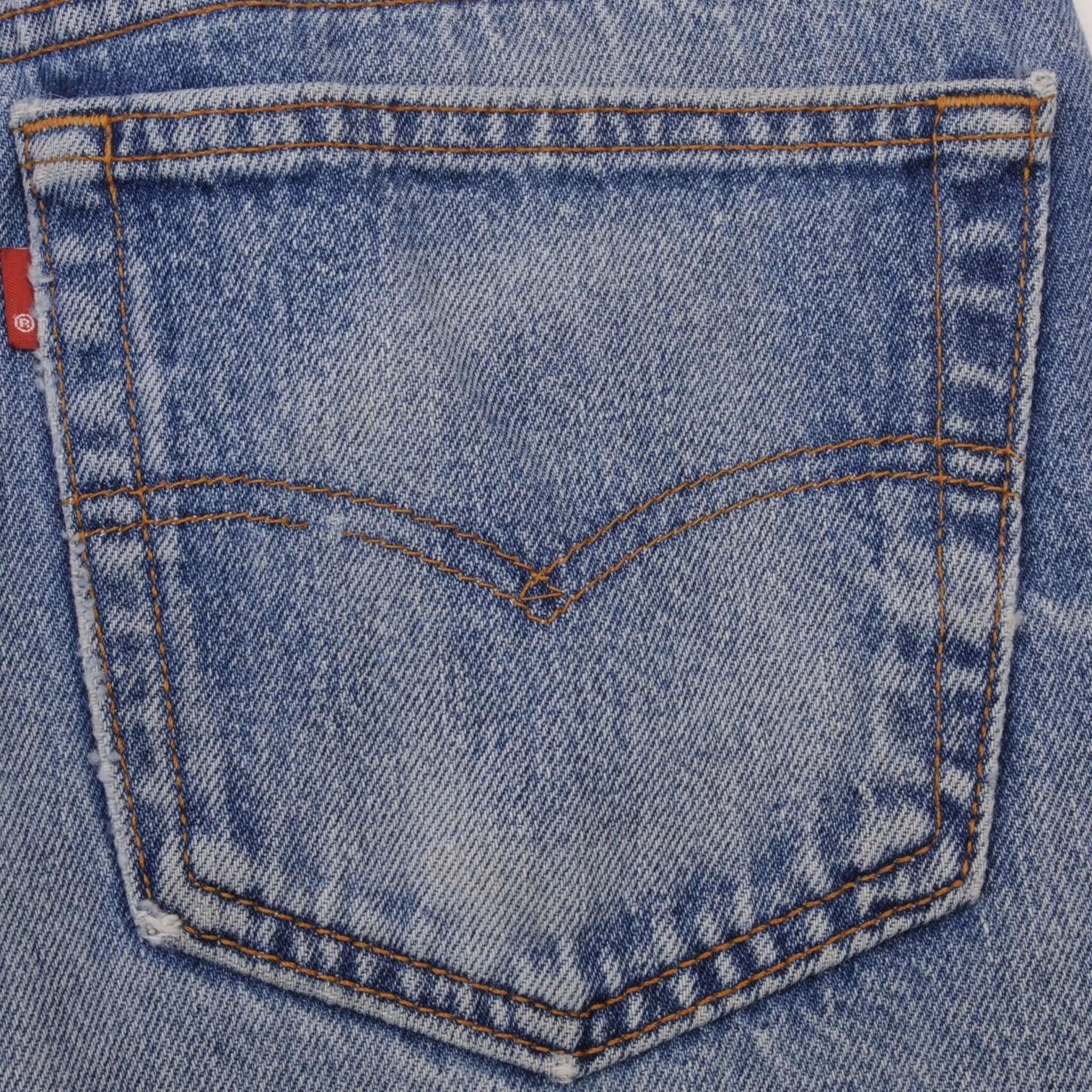 VINTAGE LEVIS 501 JEANS INDIGO 1980S SIZE W36 L30 MADE IN USA