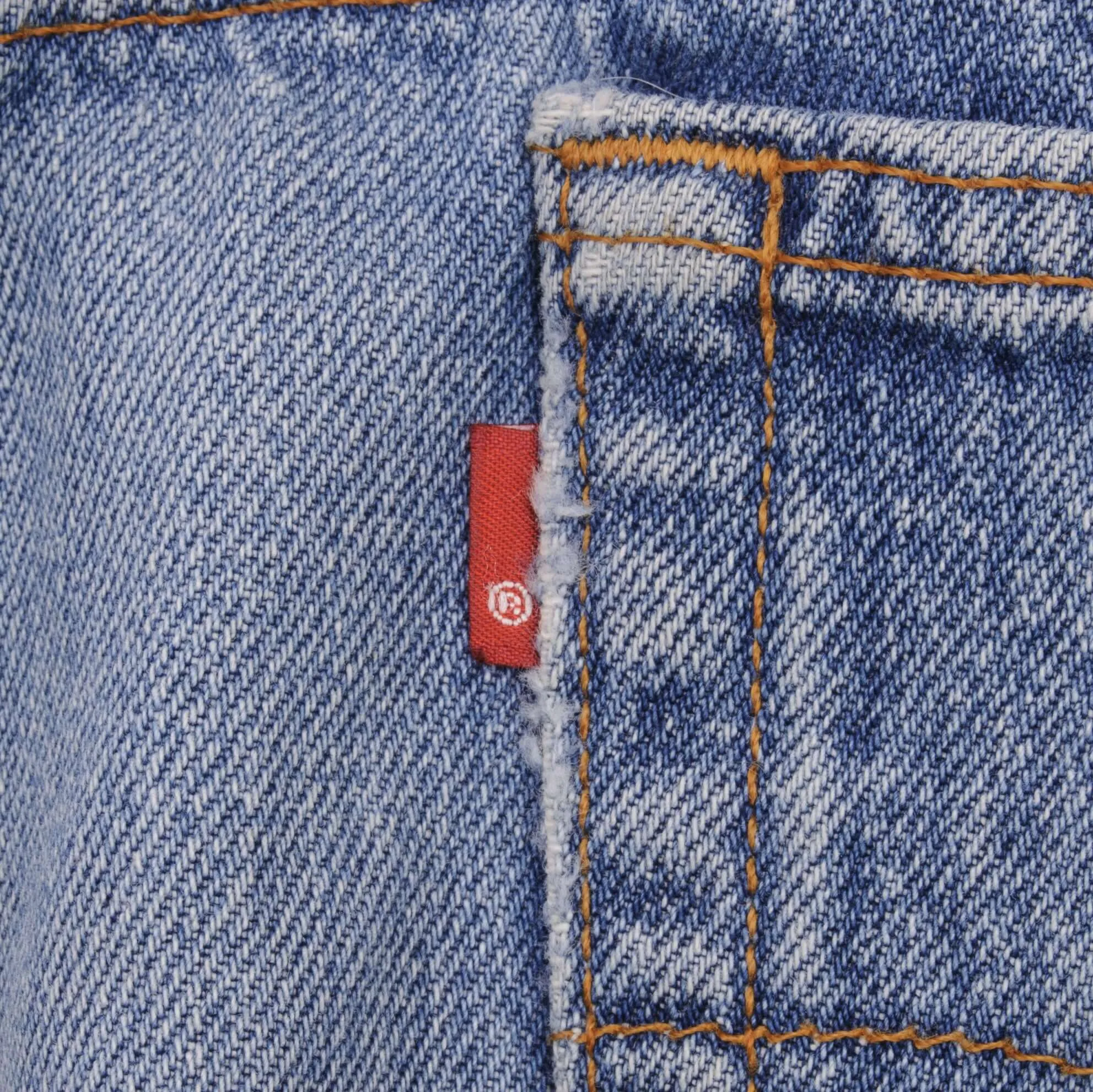 VINTAGE LEVIS 501 JEANS INDIGO 1980S SIZE W36 L30 MADE IN USA
