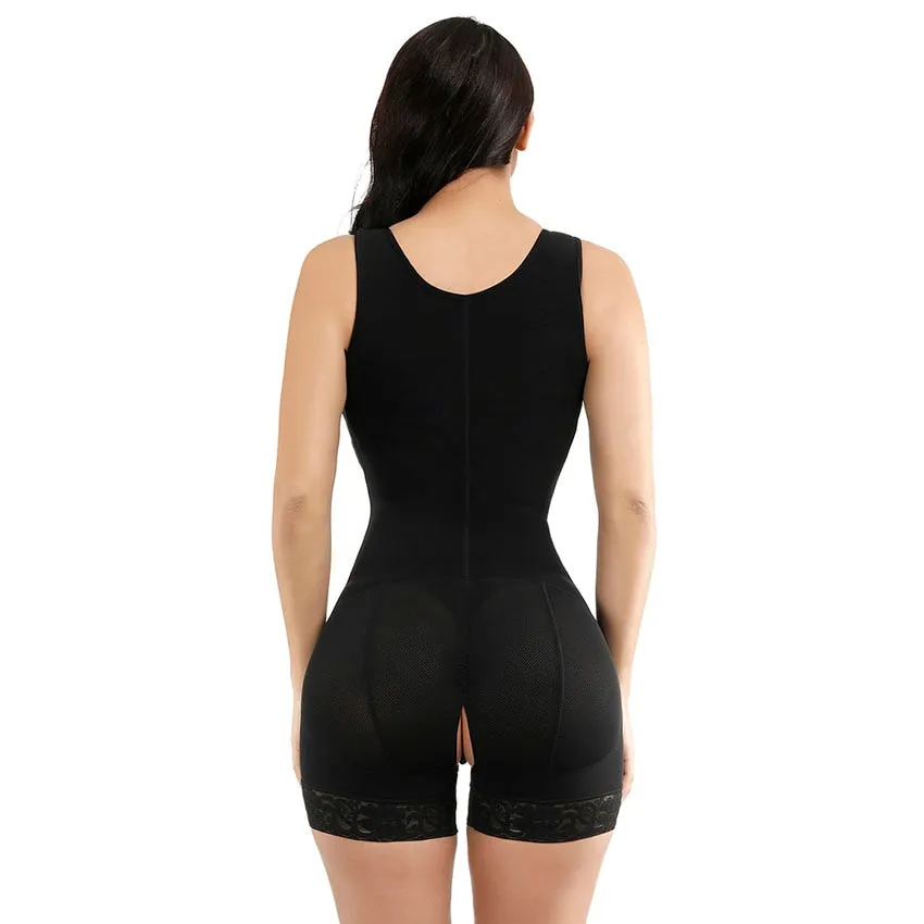 Waisted Firm Full Body And Bust Bodysuit Shaper