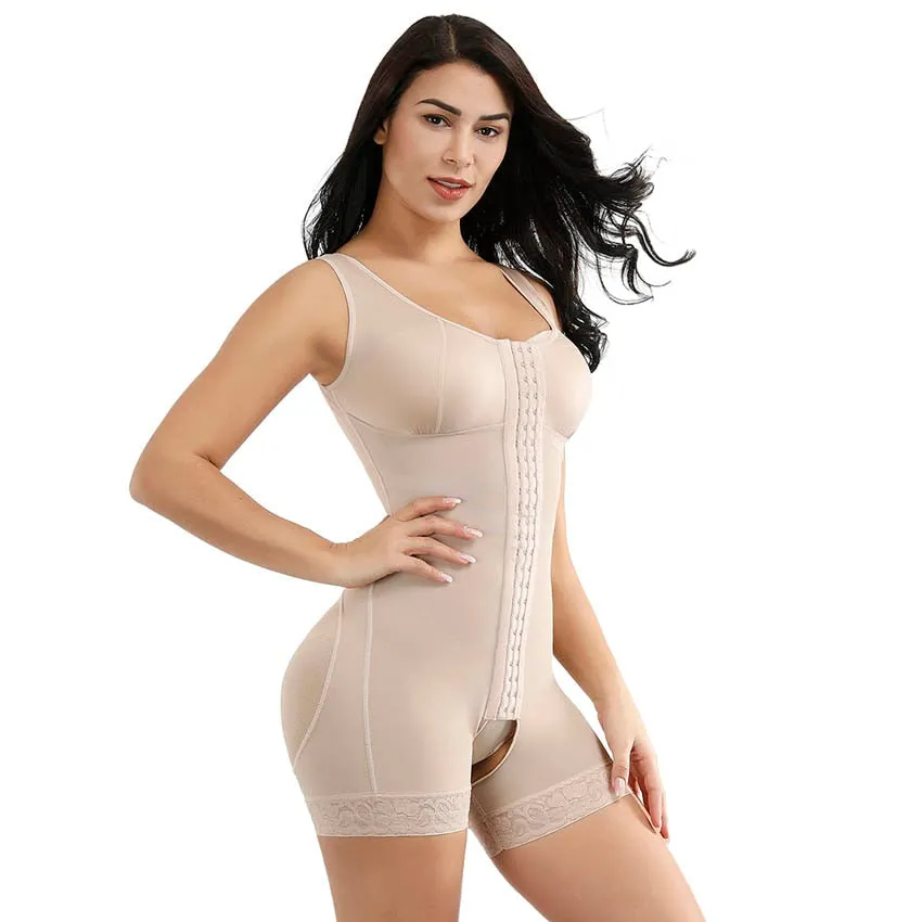 Waisted Firm Full Body And Bust Bodysuit Shaper