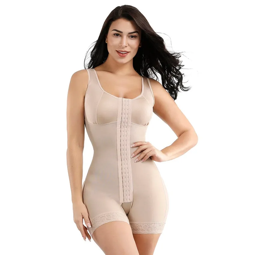 Waisted Firm Full Body And Bust Bodysuit Shaper