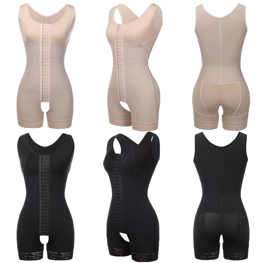 Waisted Firm Full Body And Bust Bodysuit Shaper
