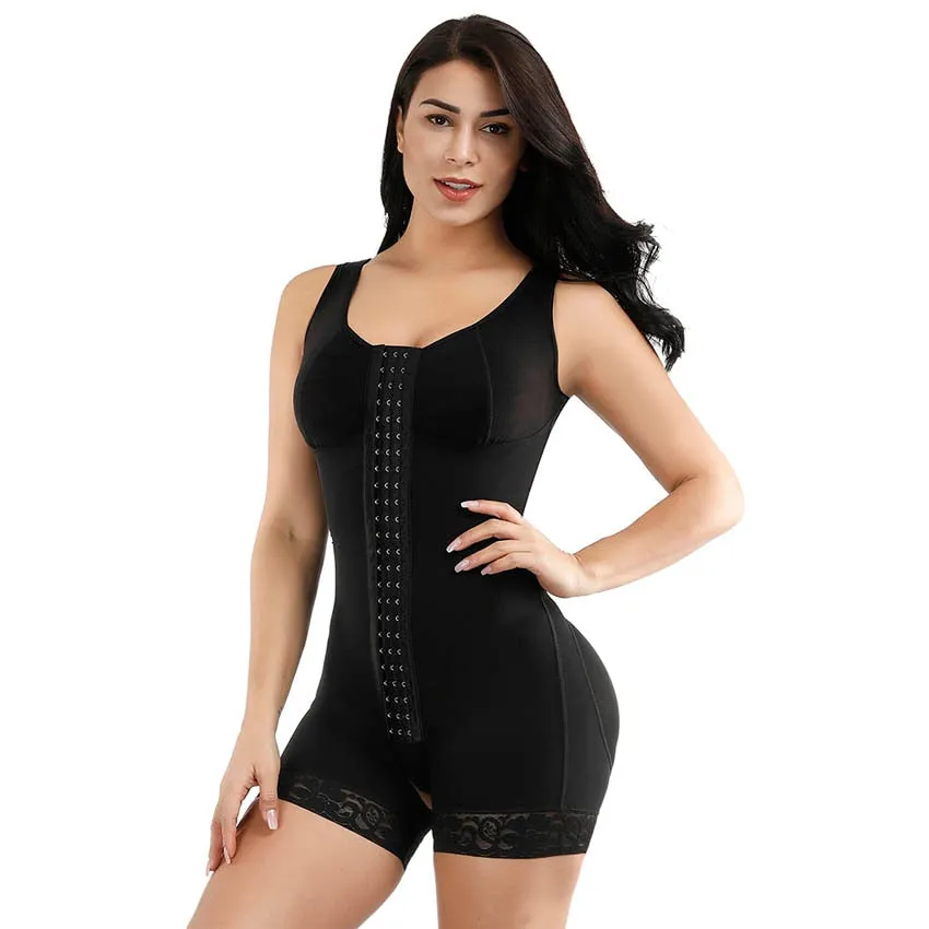 Waisted Firm Full Body And Bust Bodysuit Shaper