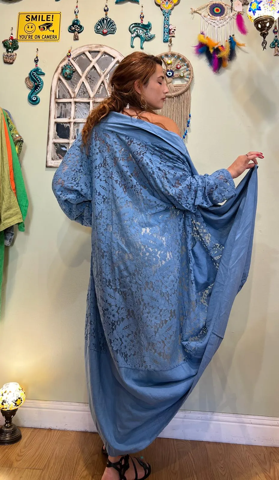 White Lace Kaftan