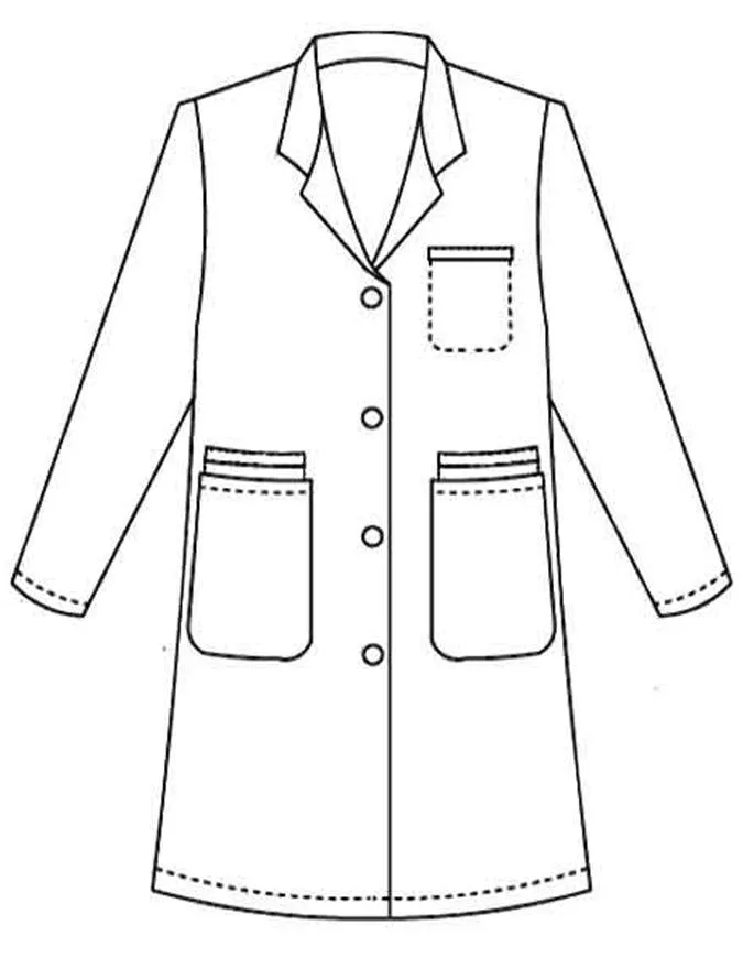 White Swan Meta Women 37 Inches Xstatic Medical Lab Coat