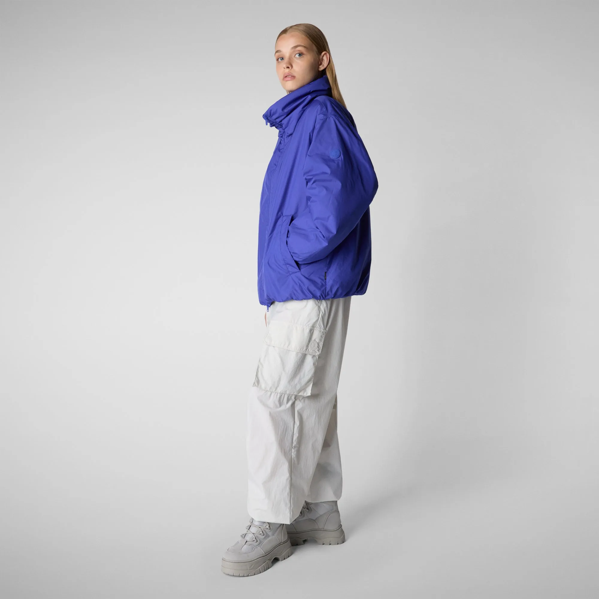 Woman's jacket Cissy in gentian blue