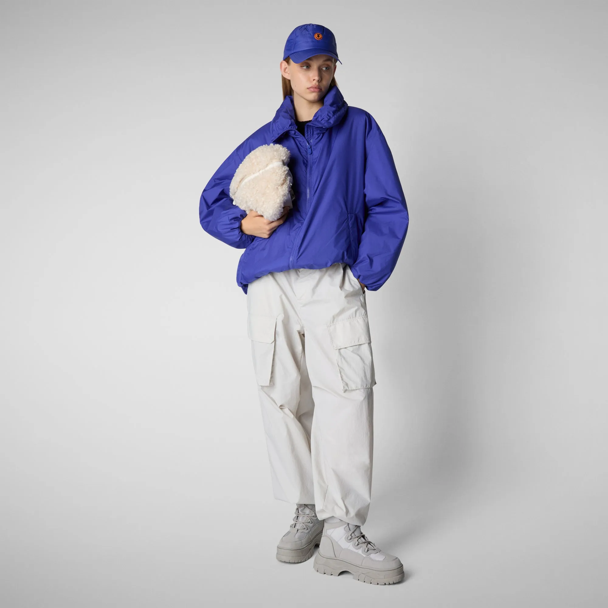 Woman's jacket Cissy in gentian blue