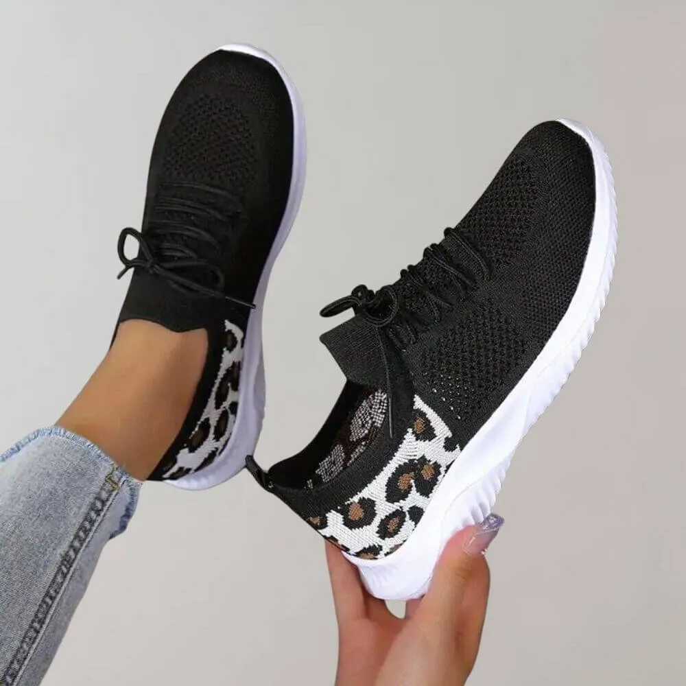 Women's Breathable Knit Mesh Casual Sneakers