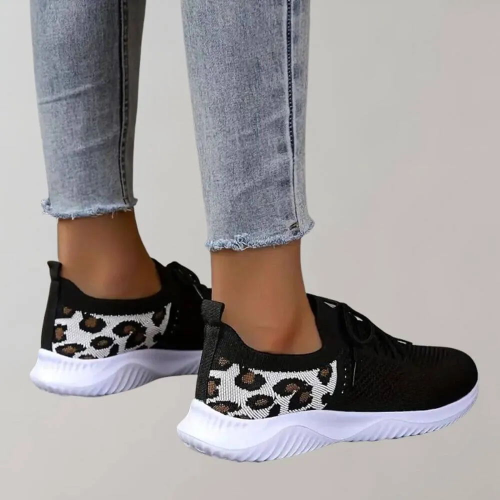 Women's Breathable Knit Mesh Casual Sneakers