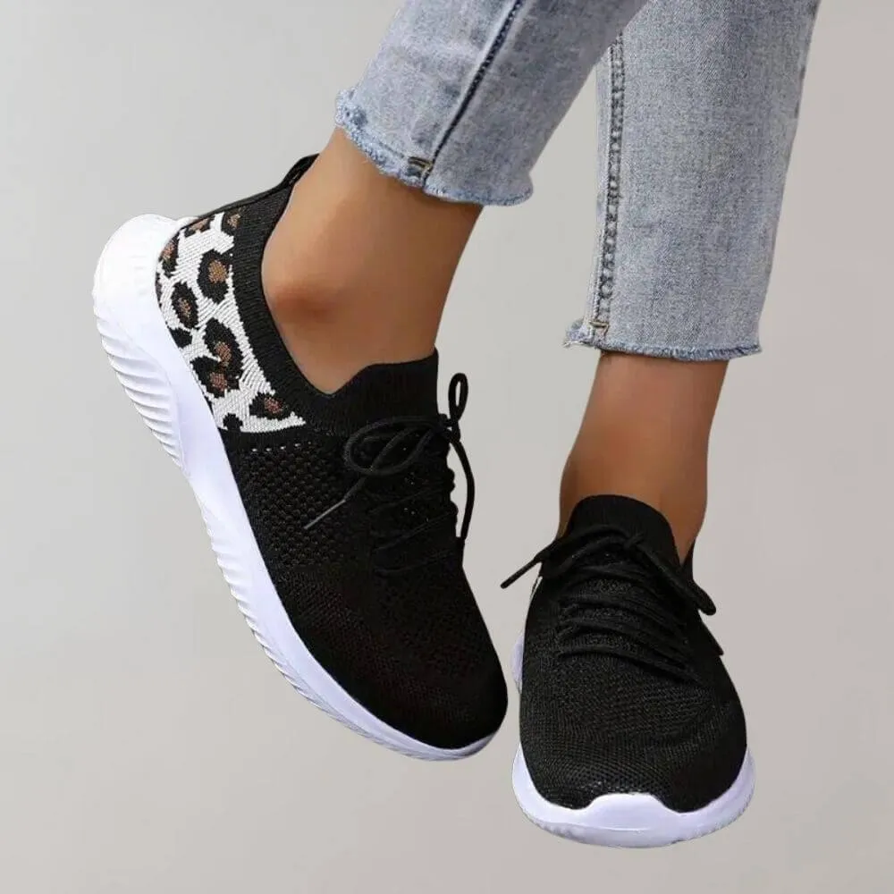 Women's Breathable Knit Mesh Casual Sneakers