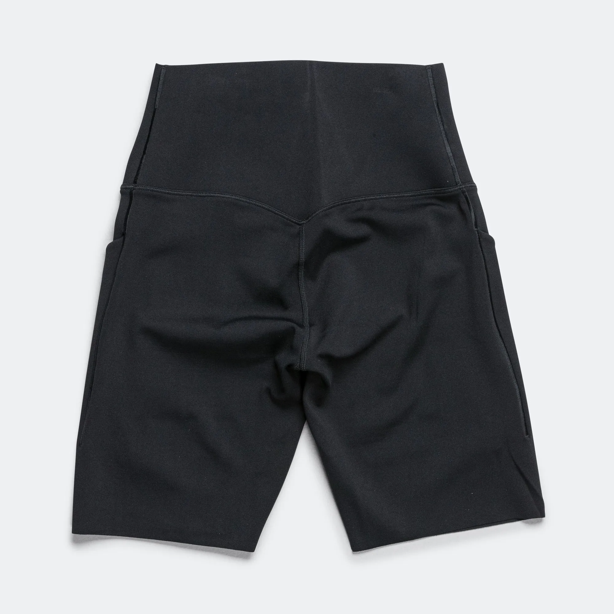 Women's Medium-Support High-Waisted 8" Tights w/ Pockets - Black