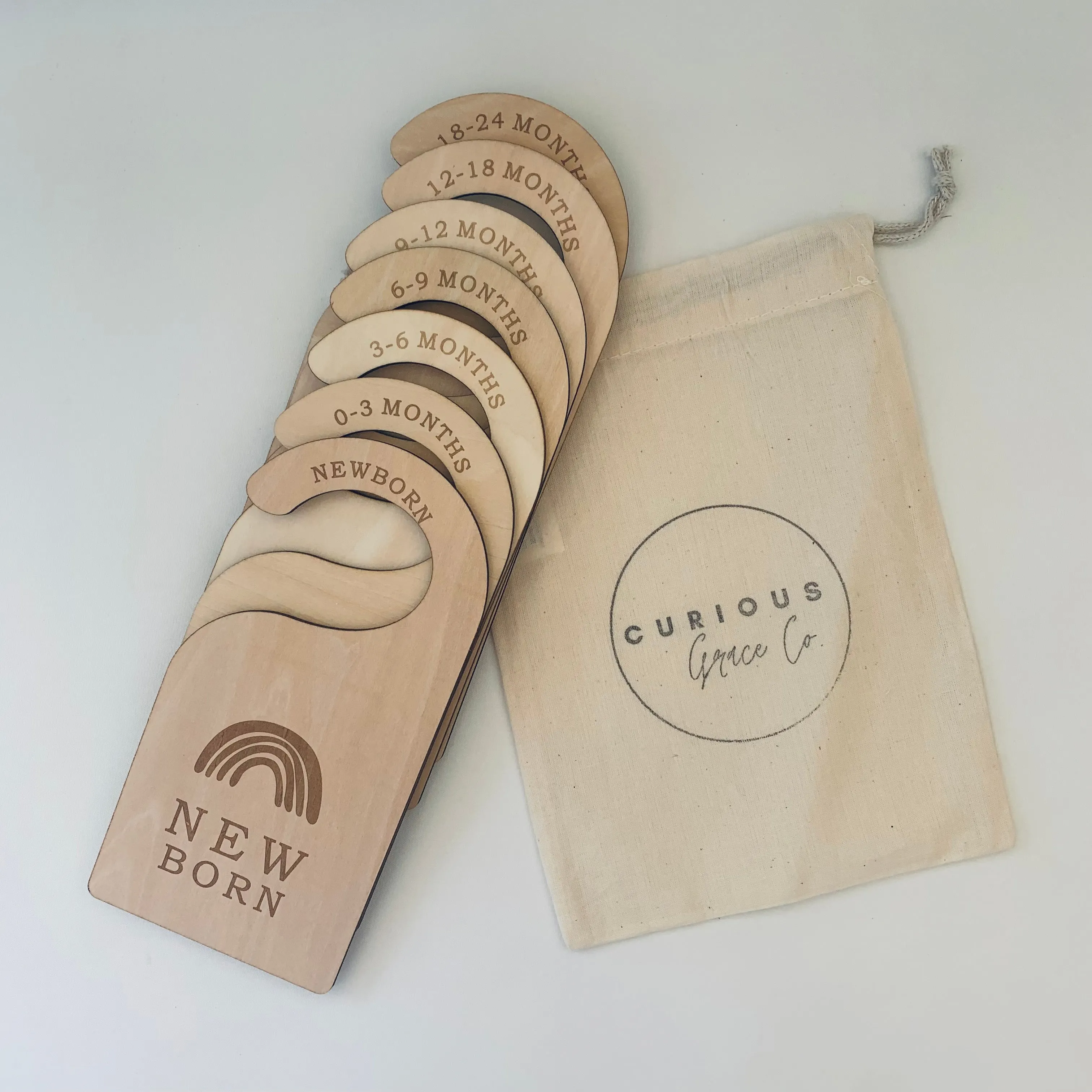 Wooden Baby Wardrobe Dividers